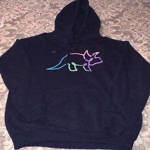 Navy blue Try Guys hoodie